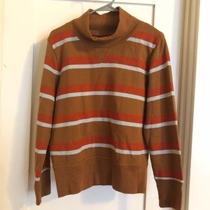 Miles(s) by Madewell Orange Striped Sweater